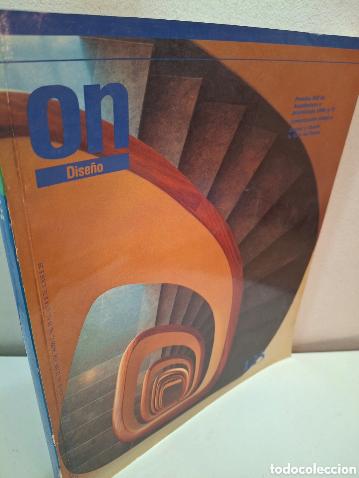 Libri di seconda mano: REVISTA ON DISE&Ntilde;O N&ordm; 125, PREMIOS FAD DE ARQUITECTURA E INTERIORISMO 1990 (3), 1991
