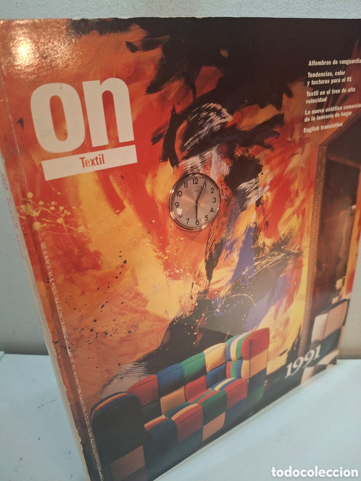 Libri di seconda mano: REVISTA ON DISE&Ntilde;O, ESPECIAL TEXTIL, 1991