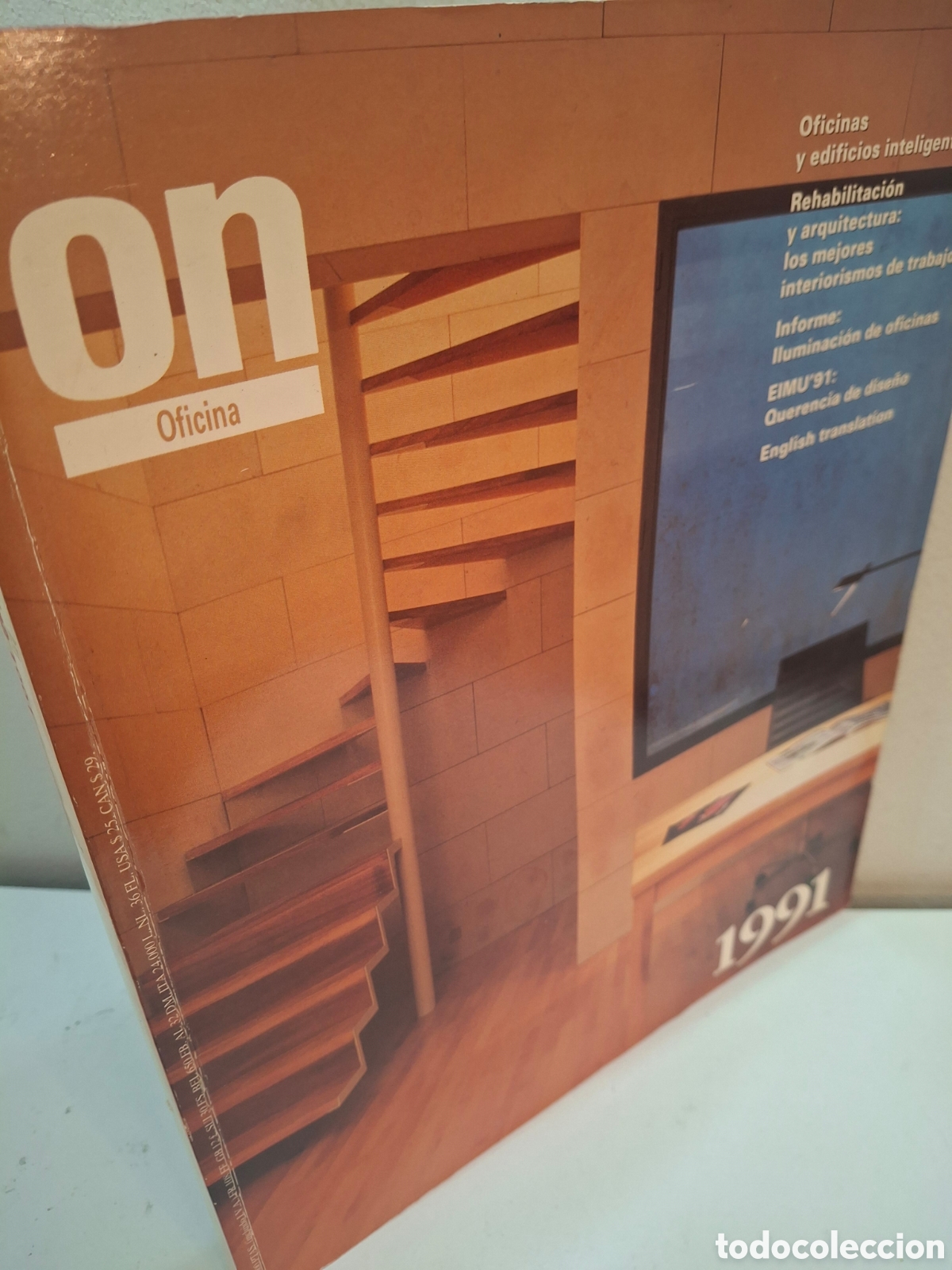 Libros de segunda mano: REVISTA ON DISE&Ntilde;O, MONOGRAFICO OFICINAS 1991