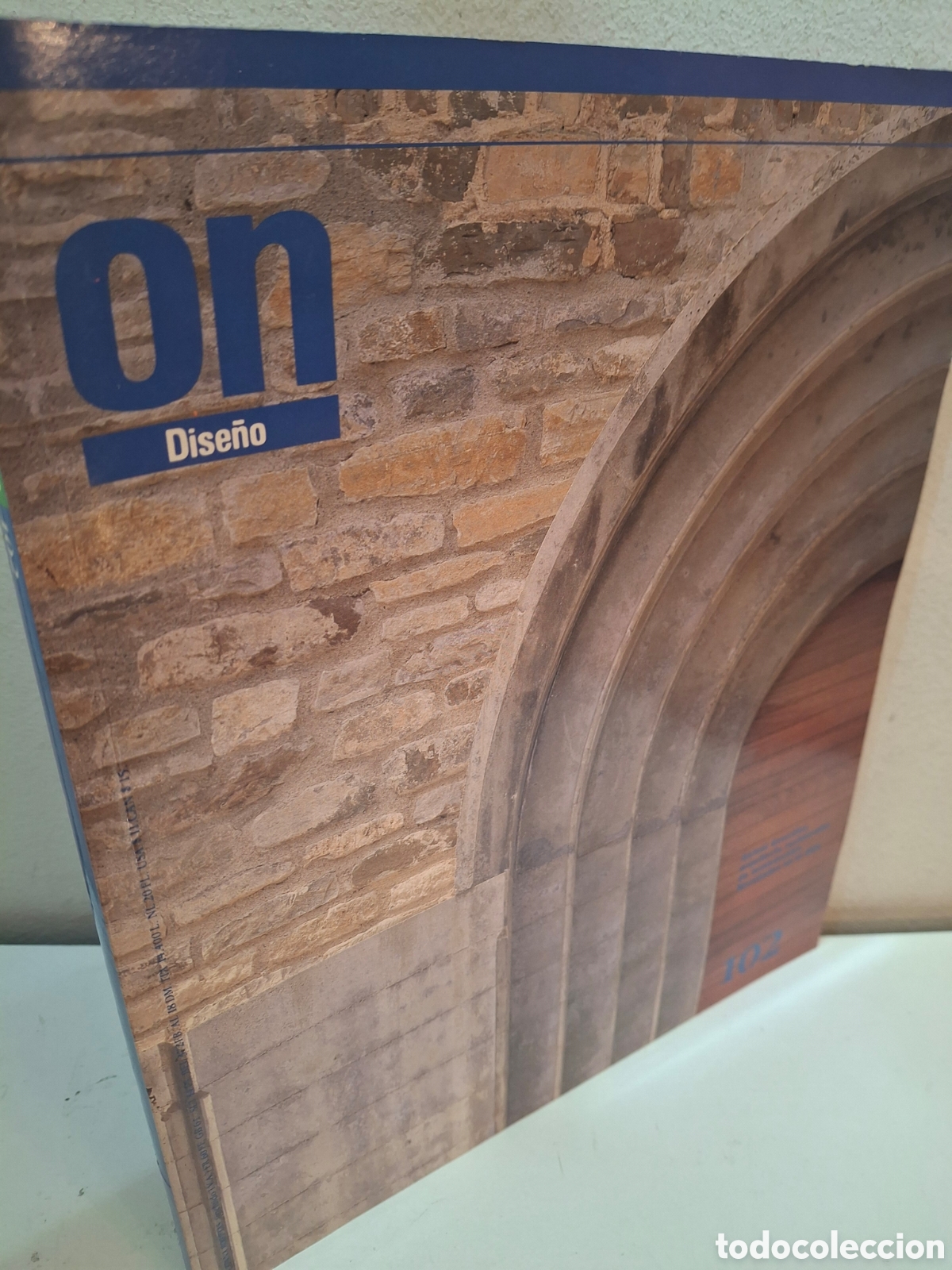 Libros de segunda mano: REVISTA ON DISE&Ntilde;O N&ordm; 102, ANTONIO GONZALEZ, ARQUITECTO RESTAURADOR DE MONUMENTOS, 1989