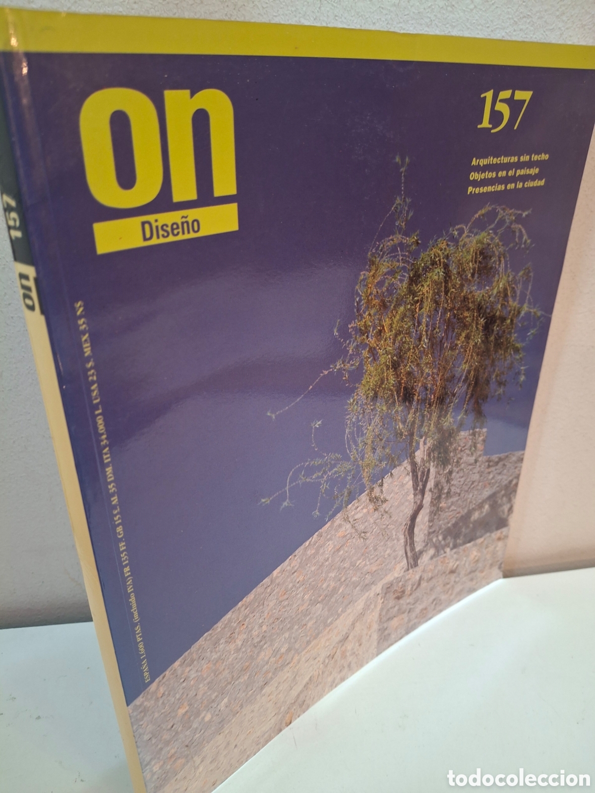 Libros de segunda mano: REVISTA ON DISE&Ntilde;O, N&ordm; 157, ARQUITECTURAS SIN TECHO, 1994