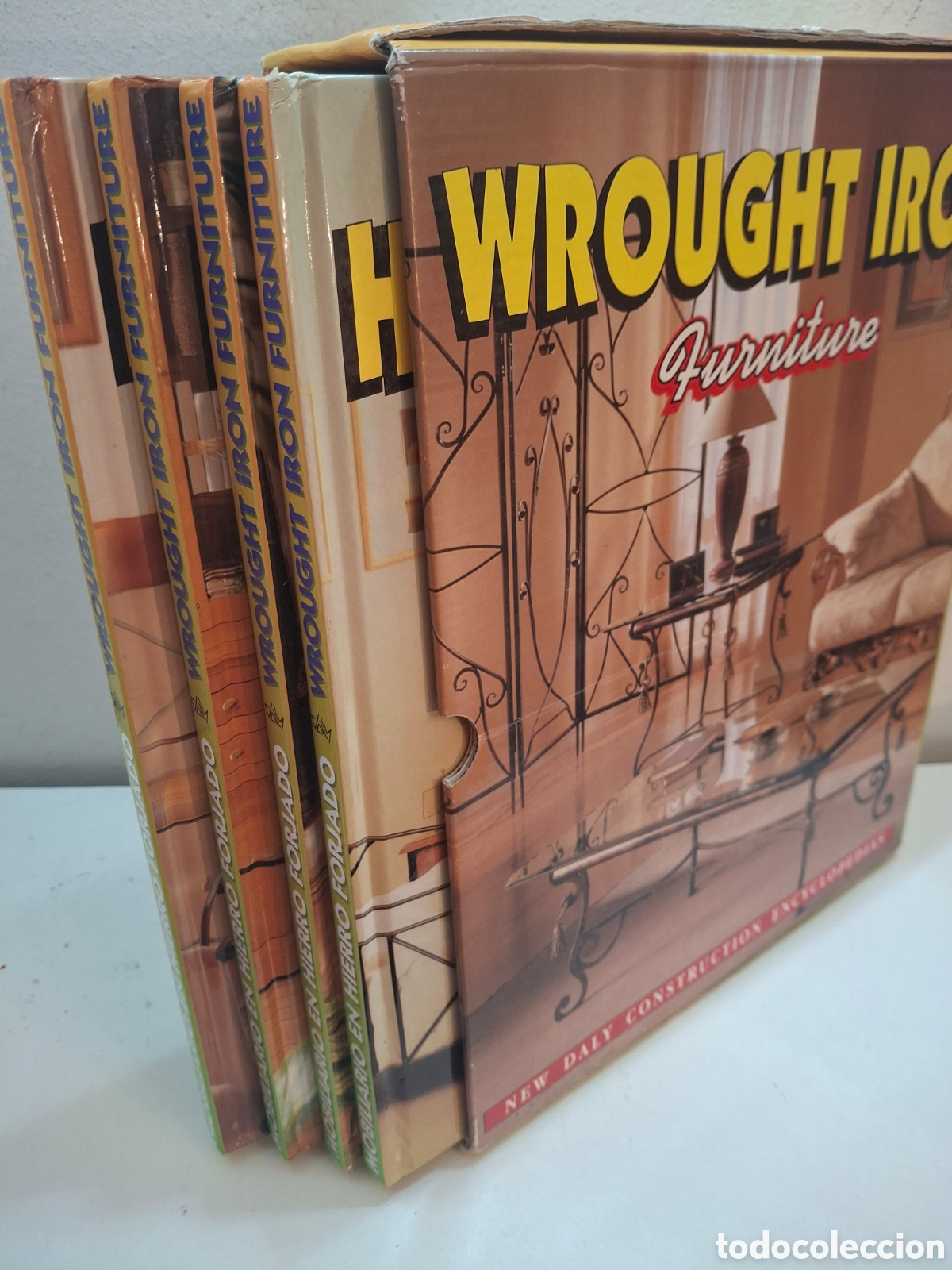 Second hand books: MOBILIARIO EN HIERRO FORJADO, HERRERIA ARTESANAL, 4 VOLUMENES, EDICIONES DALY, 2004
