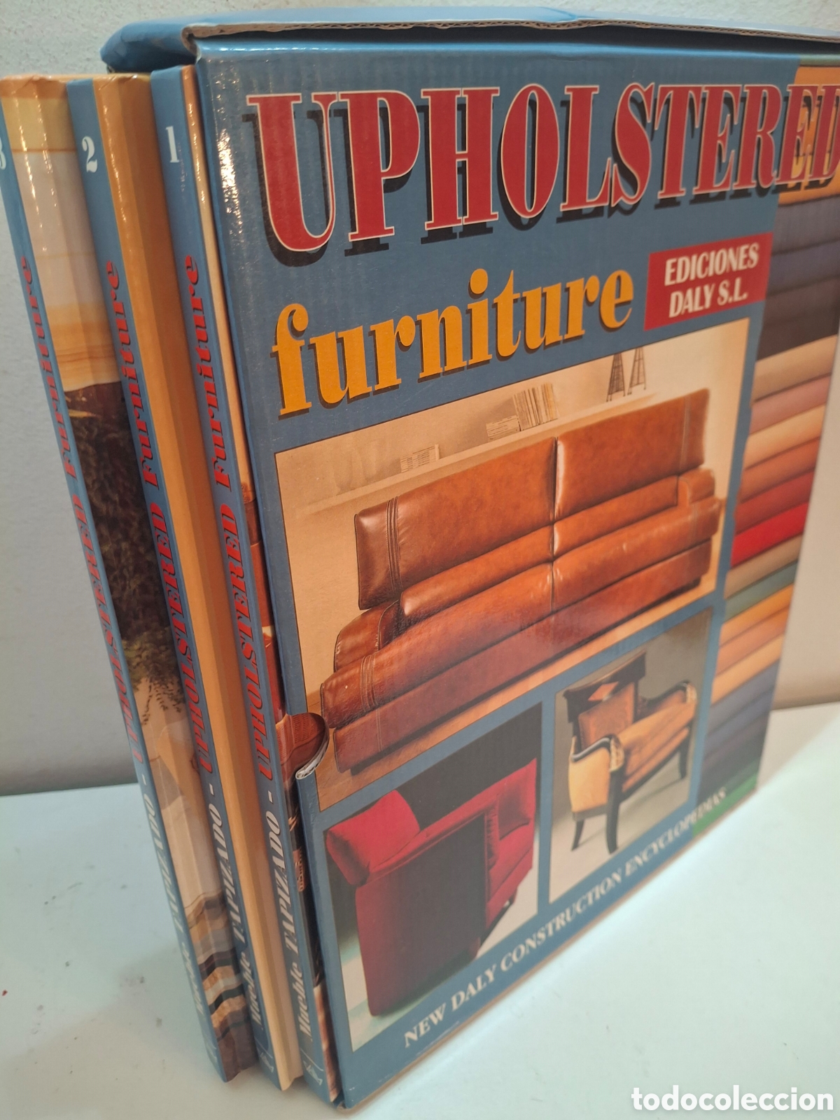 Second hand books: MUEBLE TAPIZADO-UPHOLSTERED FURNITURE, 3 VOLUMENES, EDICIONES DALY, 1998