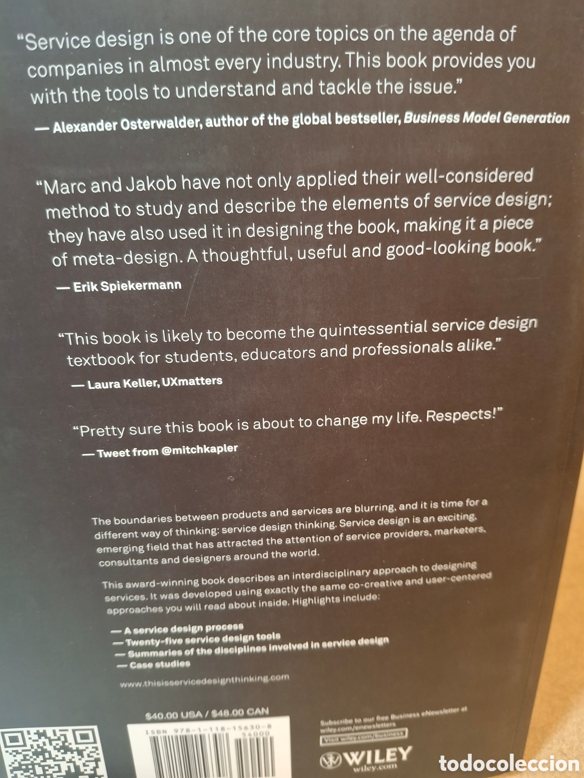 Libros de segunda mano: THIS IS SERVICE DESIGN THINKING, BASIC-TOOLS-CASES, STICKDORM-SCHNEIDER, WILEY, 2011 - Foto 2
