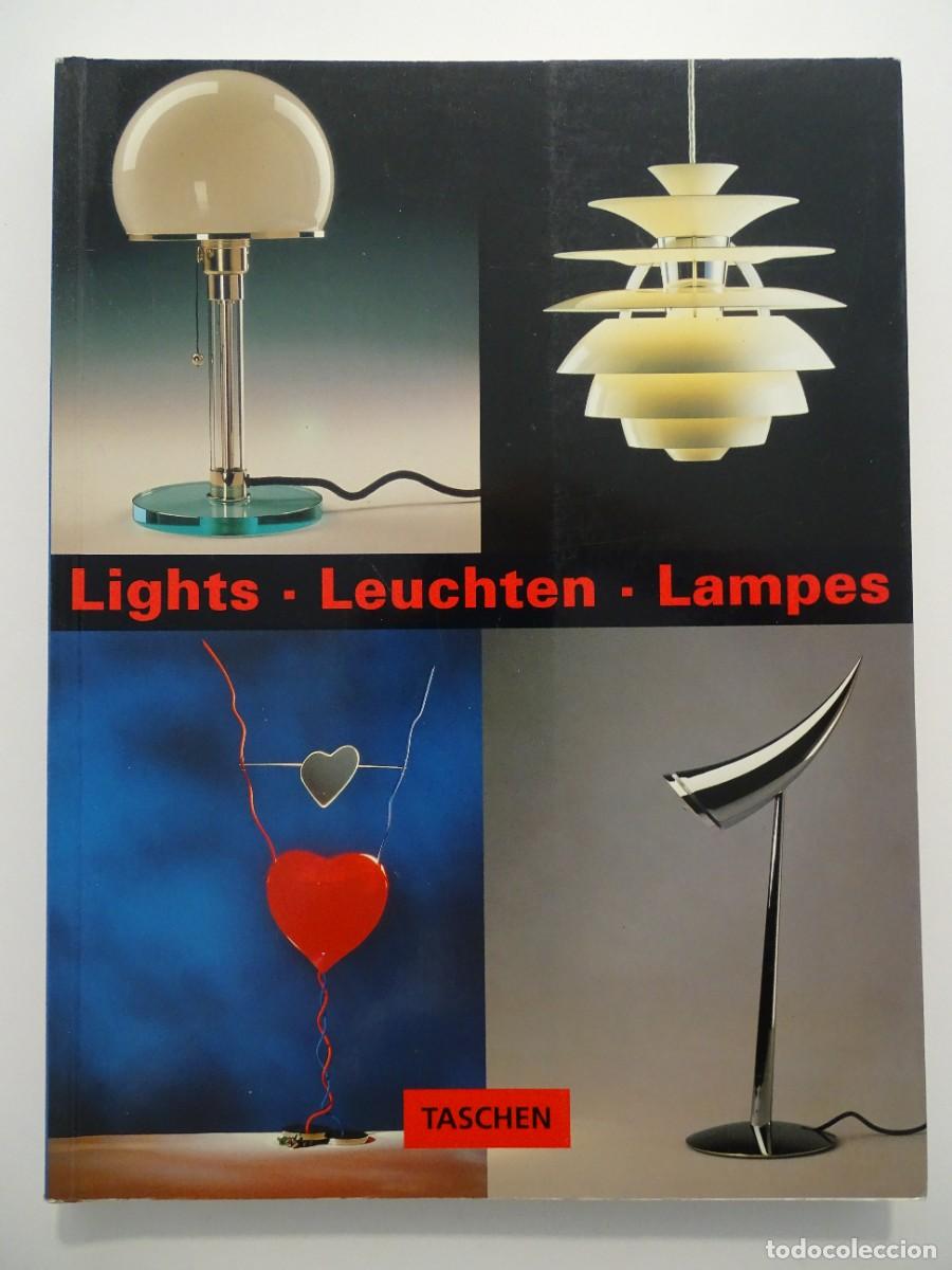Libros de segunda mano: Matthias Dietz & Michael M&ouml;nninger.Lights.Leuchten.Lampes.Taschen.Texto en ingl&eacute;s, alem&aacute;n y franc&eacute;s