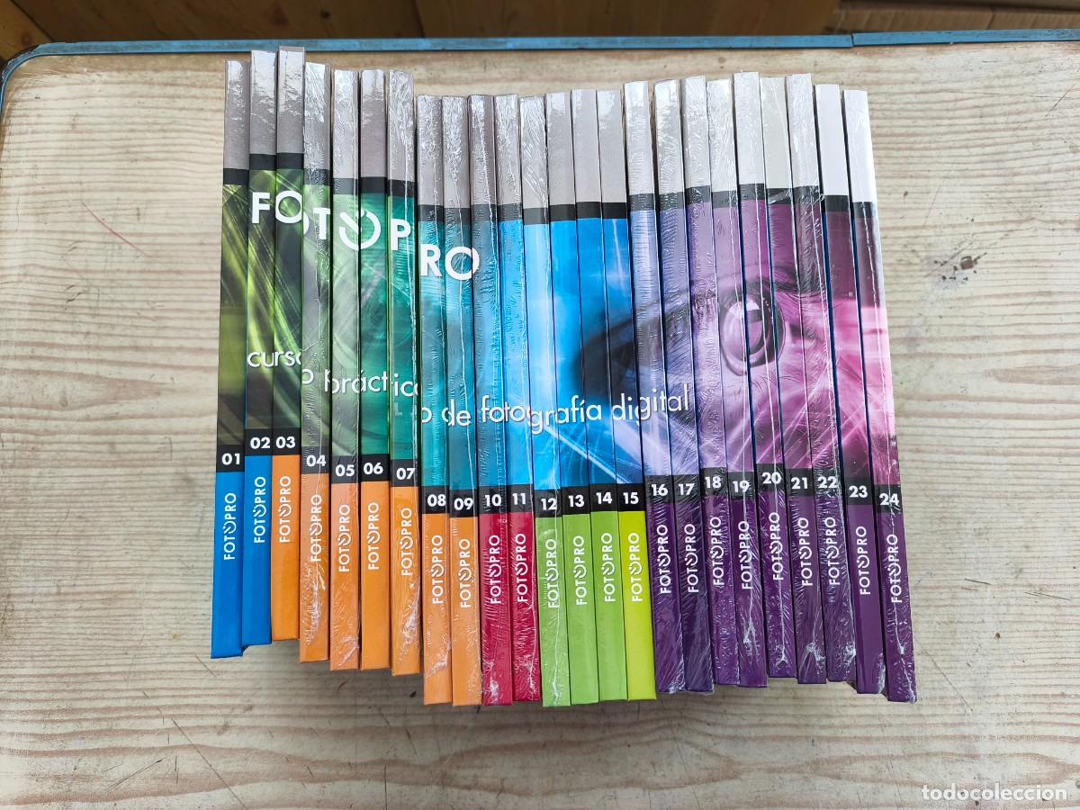 Libros de segunda mano: Curso Pr&aacute;ctico Fotograf&iacute;a Digital FOTOPRO - 24 Tomos + 24 DVD - Completo