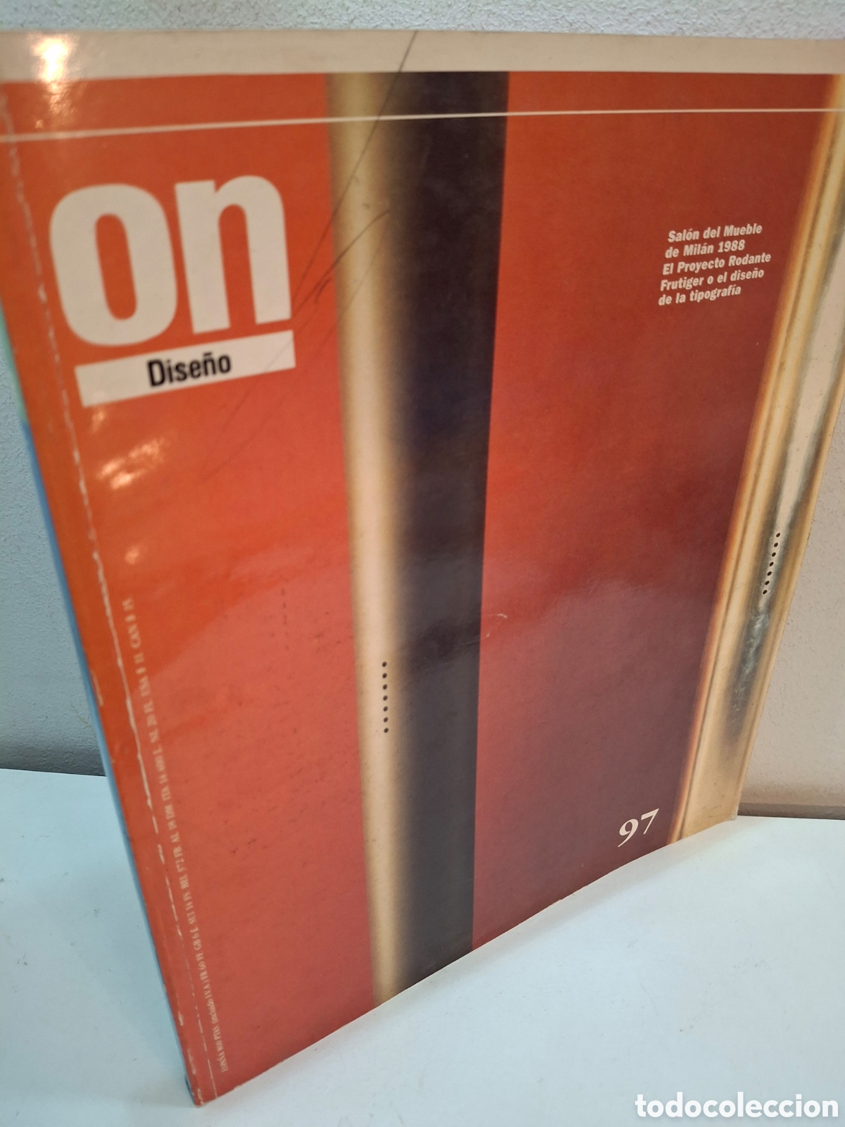 Libri di seconda mano: REVISTA ON DISE&Ntilde;O N&ordm; 97, SALON DEL MUEBLE DE MILAN 1988, ON DISE&Ntilde;O, 1989