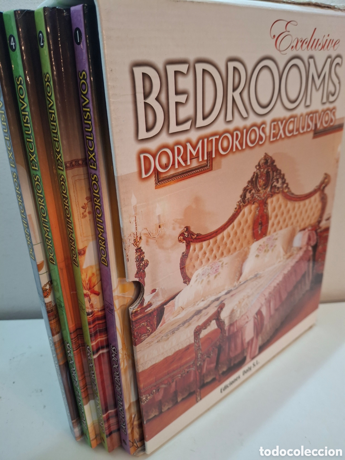 Libros de segunda mano: DORMITORIOS EXCLUSIVOS-EXCLUSIVE BEDROOMS, 4 TOMOS, EDICIONES DALY, 2002