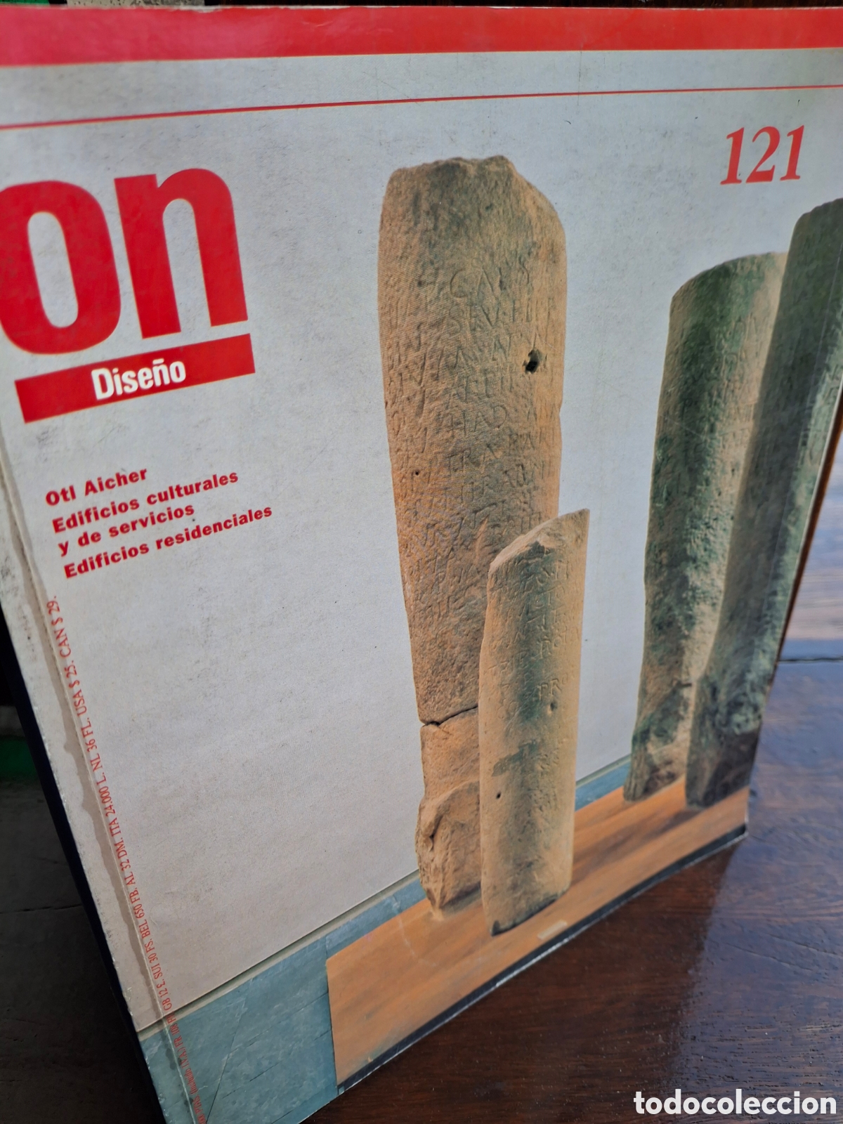 Libros de segunda mano: REVISTA ON DISE&Ntilde;O N&ordm; 121, OTI AICHER-EDIFICIOS CULTURALES, DE SERVICIO, RESIDENCIALES, 1991