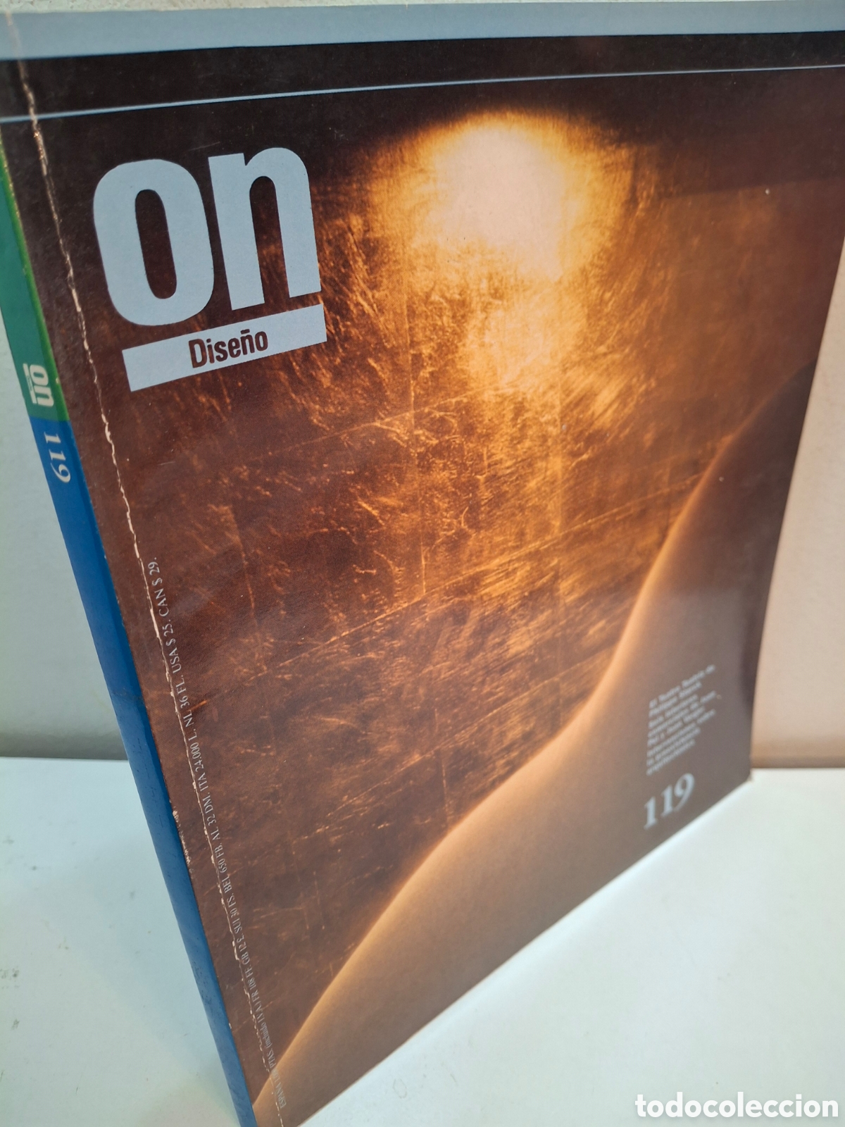 Libros de segunda mano: REVISTA ON DISE&Ntilde;O N&ordm; 119, EL TEATRO TEATRIZ DE PHILIPPE STARK, 1990