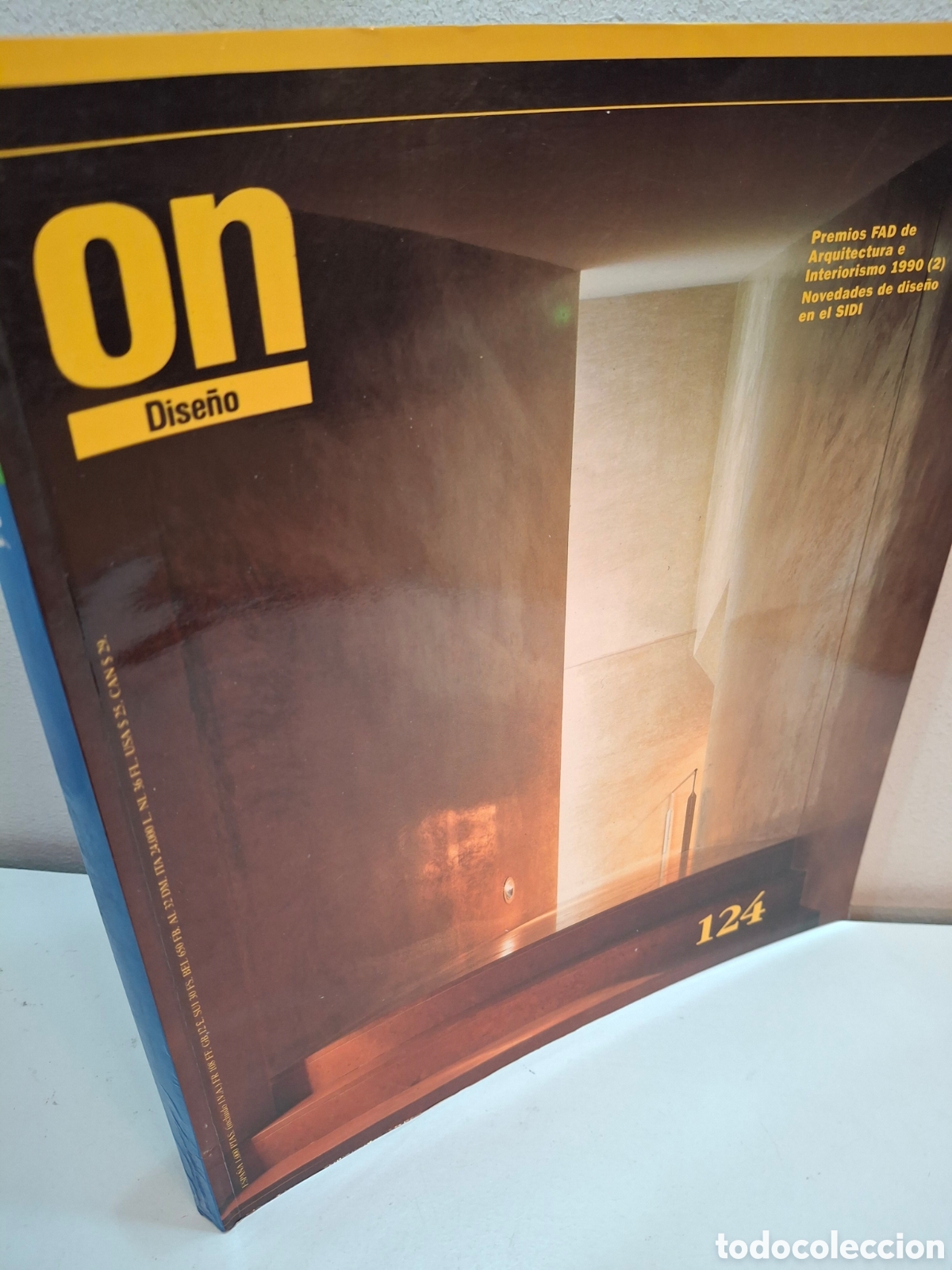 Gebrauchte B&uuml;cher: REVISTA ON DISE&Ntilde;O N&ordm; 124, PREMIOS FAD 1990-NOVEDADES DE DISE&Ntilde;O EN EL SIDI, 1991