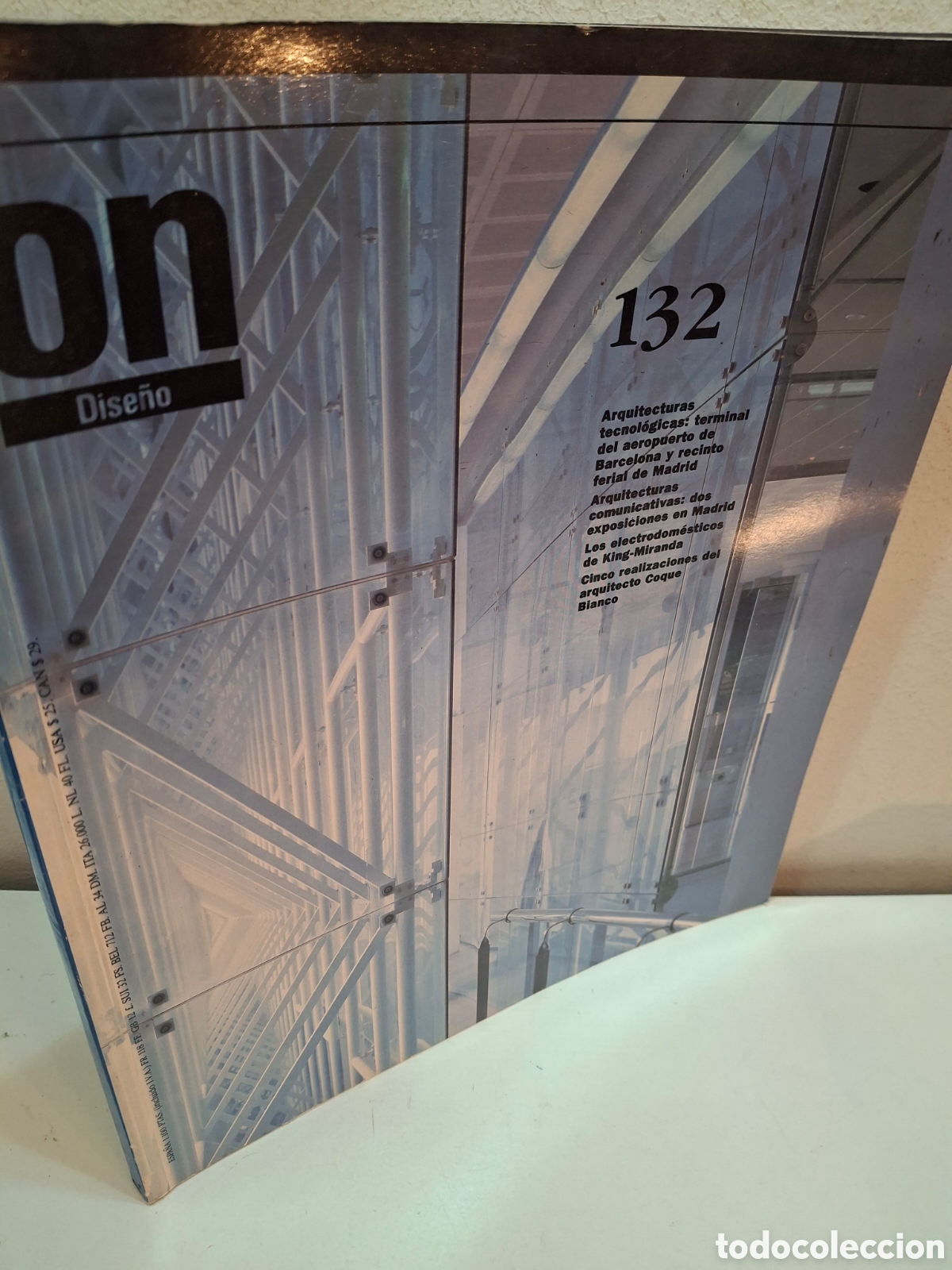 Libros de segunda mano: REVISTA ON DISE&Ntilde;O N&ordm; 132, SRQUITECTURAS TECNOLOGIAS.COMUNICATIVAS, 1992