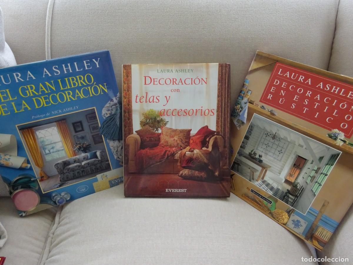 Libros de segunda mano: LIBROS LAURA ASHLEY, DECORACI&Oacute;N, R&Uacute;STICO, TELAS Y ACCESORIOS, EDITORIAL EVEREST 1992 PERFECTO ESTADO