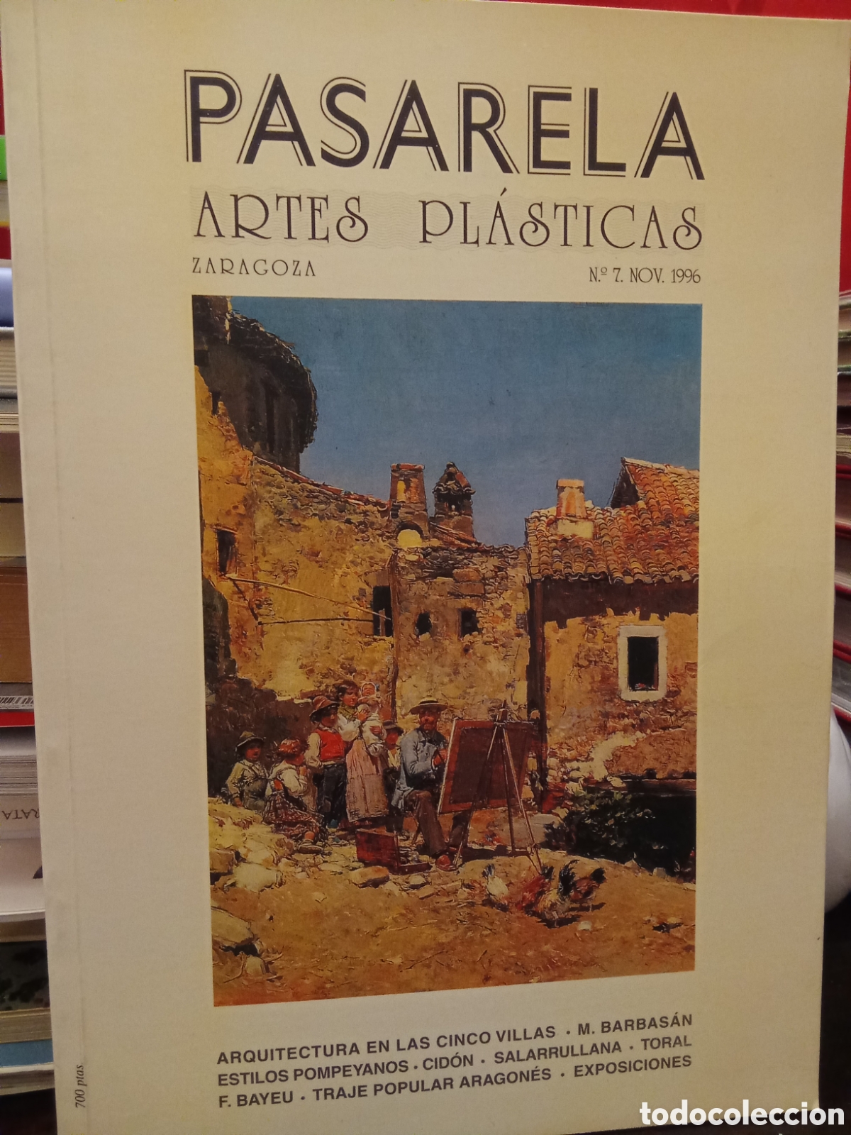 Libros de segunda mano: PASARELA ARTES PL&Aacute;STICAS - ZARAGOZA N.&deg;7 NOV. 1996