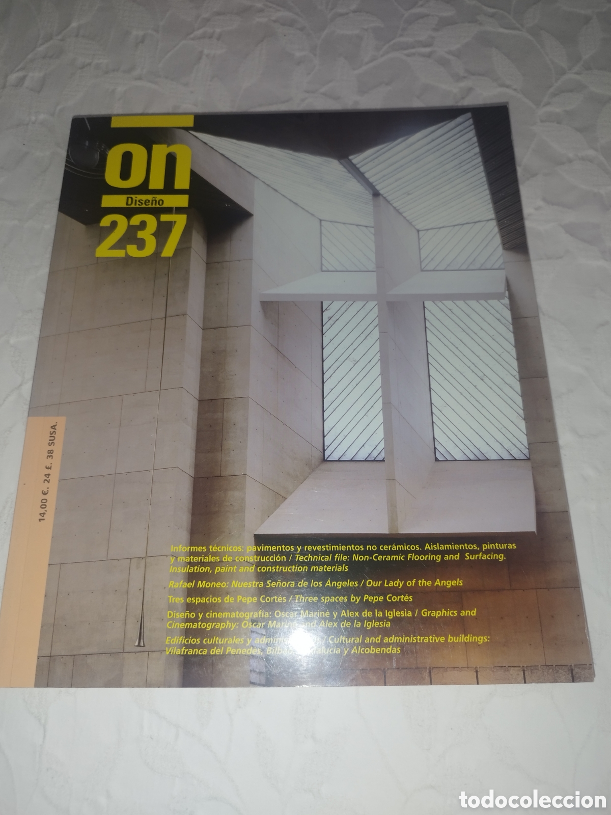Libros de segunda mano: REVISTA ON DISE&Ntilde;O N.&ordm; 237. 2002. ARQUITECTURA - DISE&Ntilde;O.