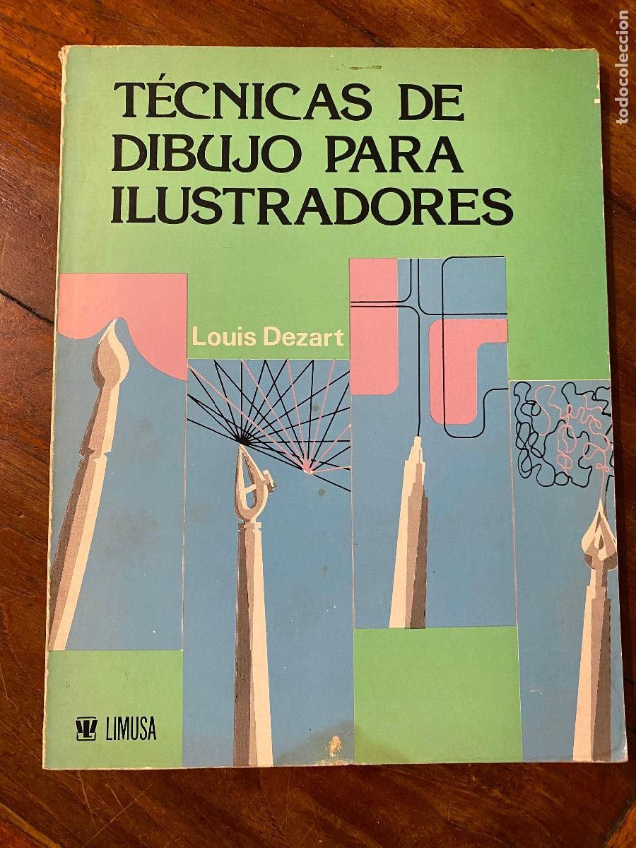 Libros de segunda mano: tecnicas de dibujo para ilustradores, louis dezart 1&ordf; edicion 1986 hecho en Mexico