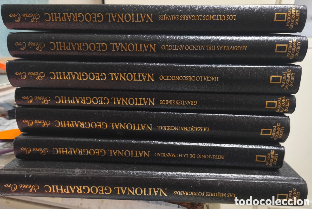 Libros de segunda mano: Lote 7 libros national geographic - serie oro