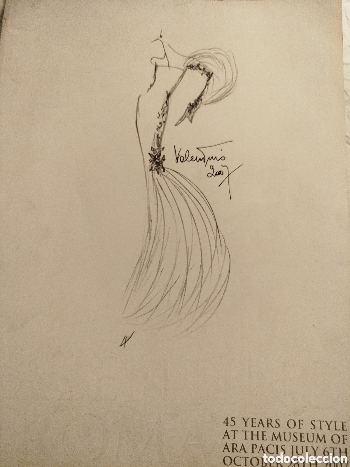 Libros de segunda mano: Cat&aacute;logo exposici&oacute;n de Valentino a Roma. Moda