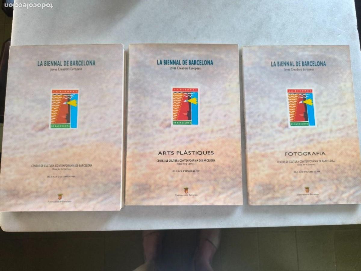 Livres d'occasion: LA BIENNAL DE BARCELONA 1989, JOVES CREADORS EUROPEUS, CULTURA FOTOGRAFIA ARTS PLASTIQUES 3 LIBROS