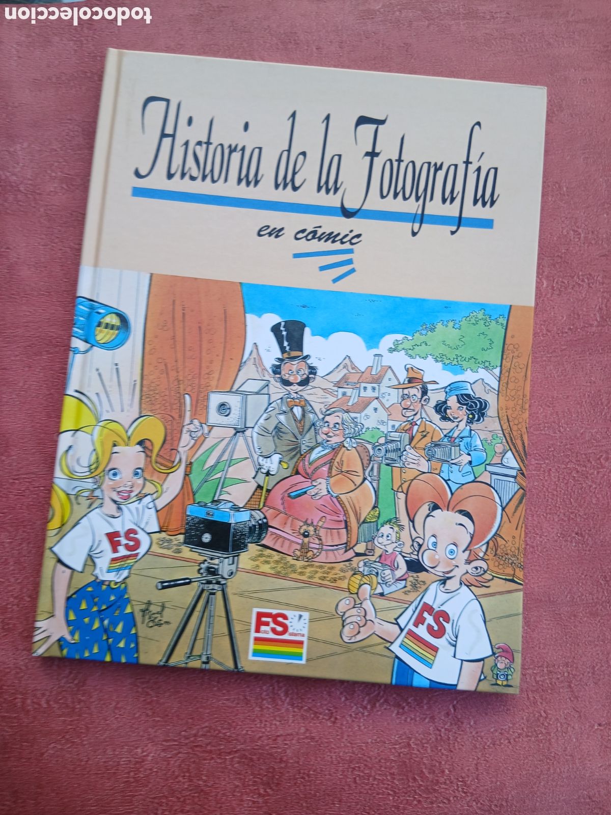 Libros de segunda mano: Historia de la fotograf&iacute;a en c&oacute;mic. Dibujos de Miguel Francisco Moreno. Gui&oacute;n de Jes&uacute;s de Cos.
