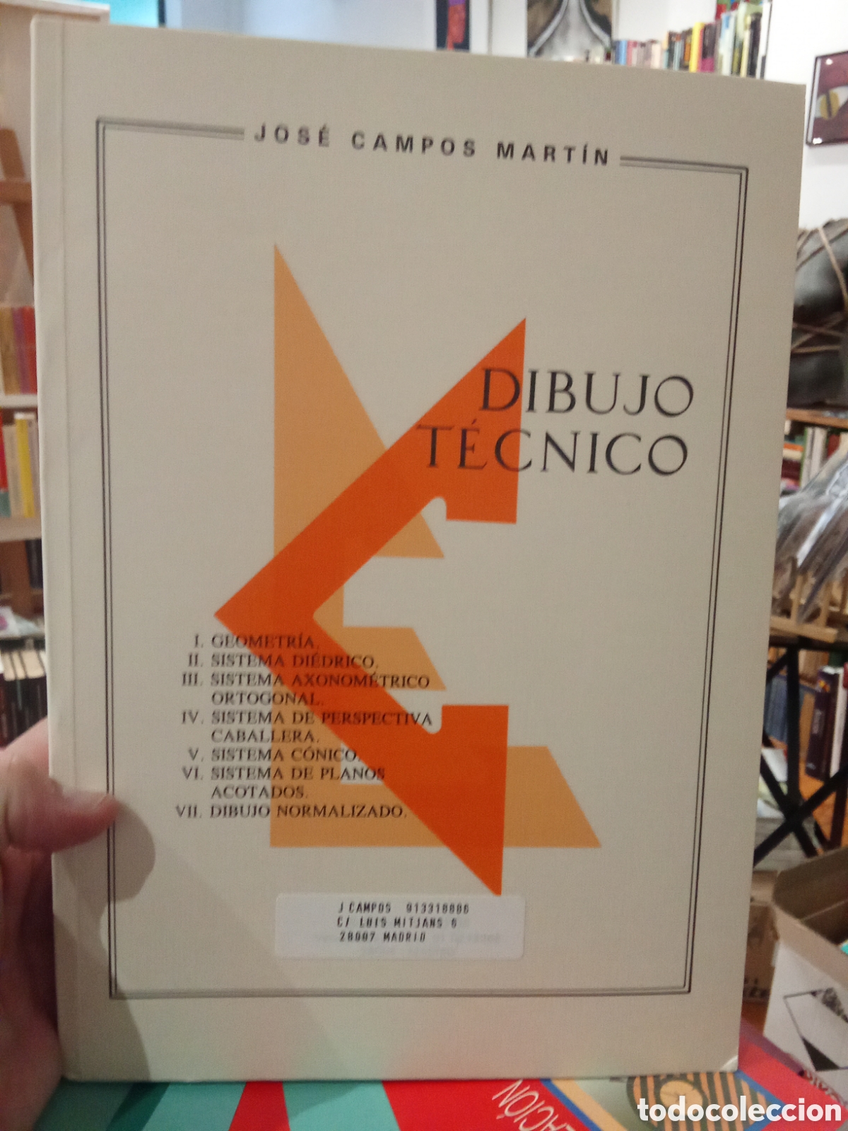 Libros de segunda mano: Dibujo t&eacute;cnico - Jose Campos Martin - Ediciones Campos