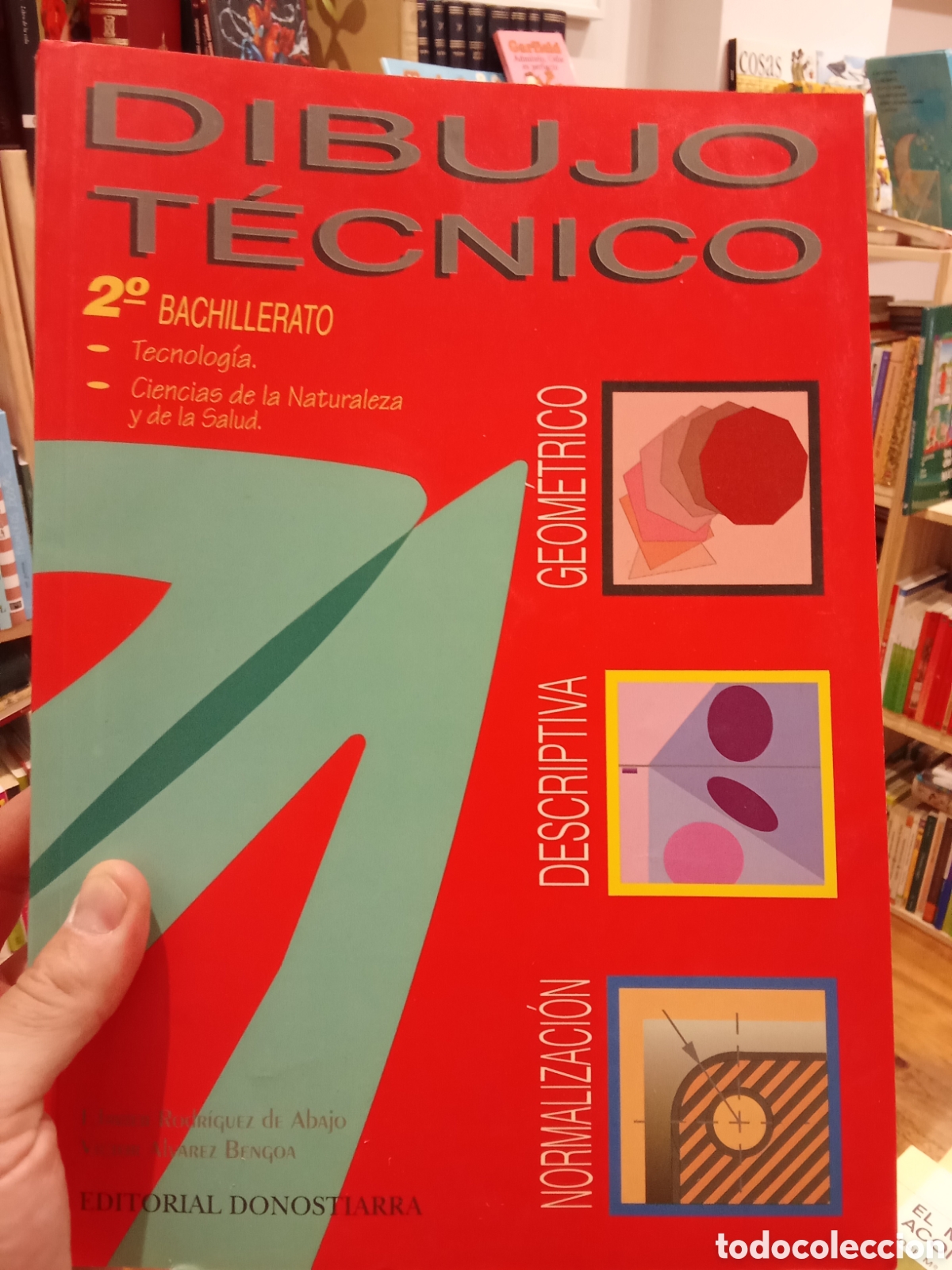 Libros de segunda mano: Dibujo t&eacute;cnico 2&deg; Bachillerato - Editorial Donostiarra