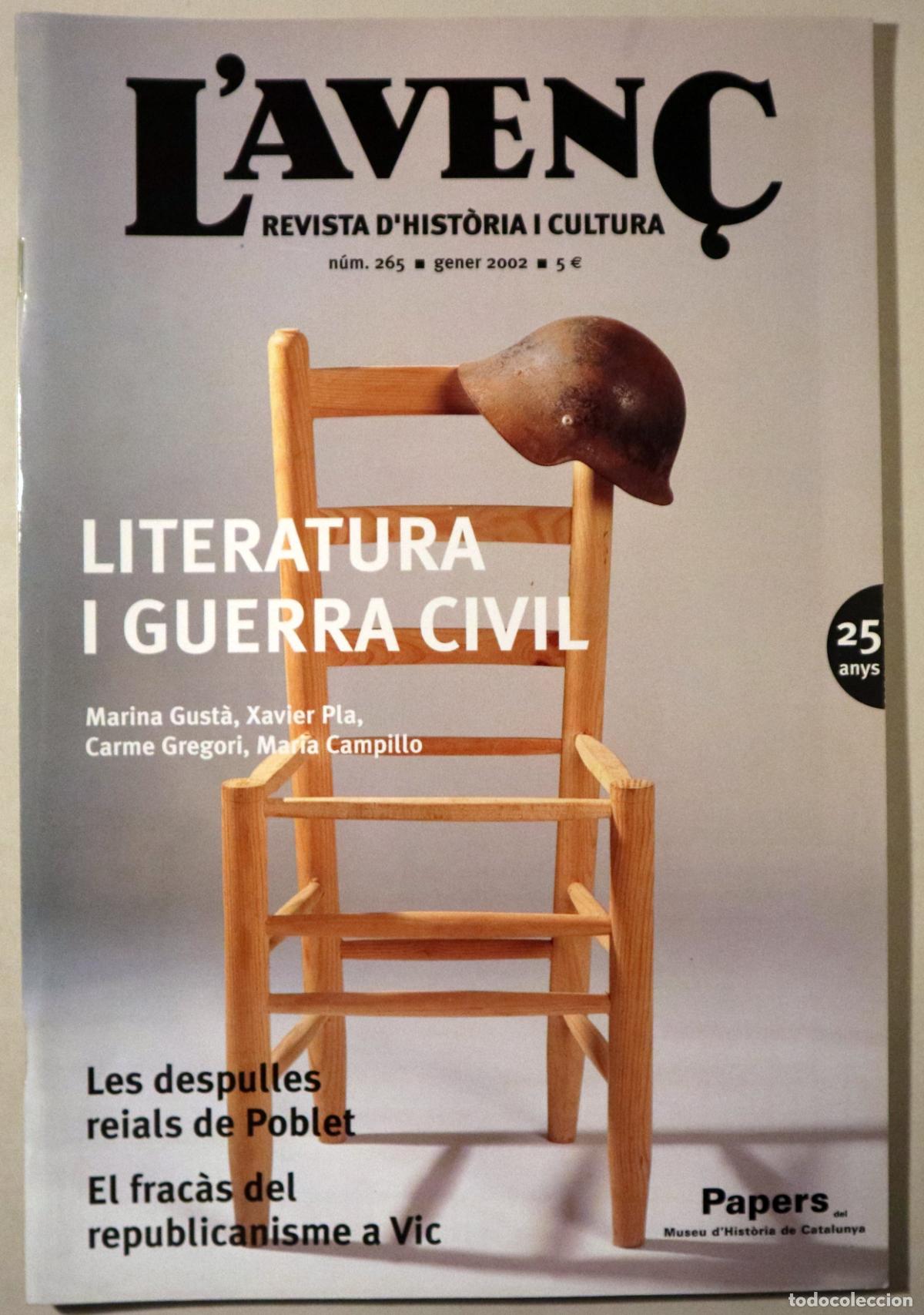 Gebrauchte B&uuml;cher: (Gust&agrave;, Marina - Pla, Xavier - Gregori, Carme etc) - L'AVEN&Ccedil; N&ordm; 265: Literatura i Guerra Civil - Bar