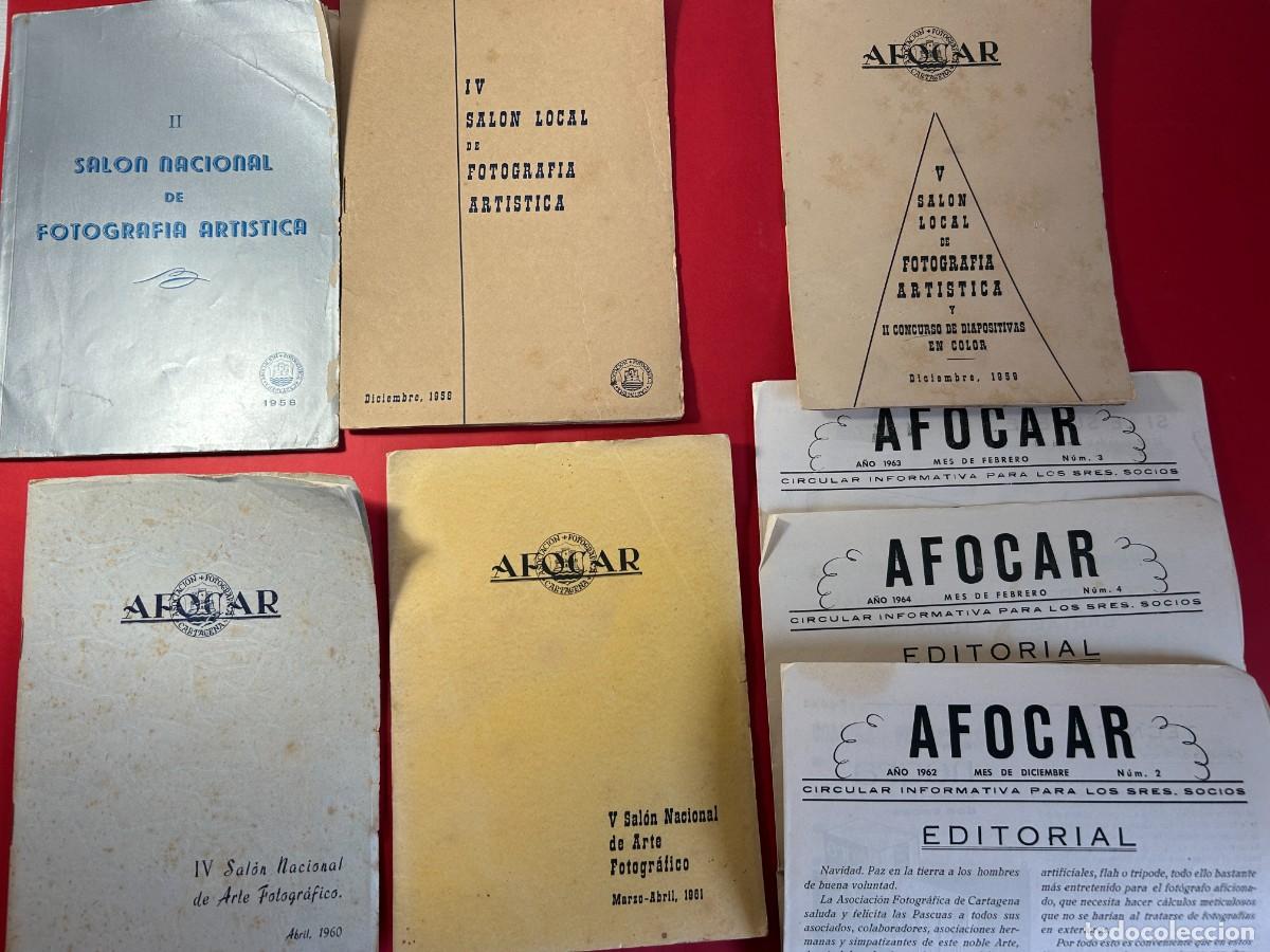 Libros de segunda mano: CATALOGOS CIRCULARES SALON FOTOGRAFIA ARTISTICA CARTAGENA