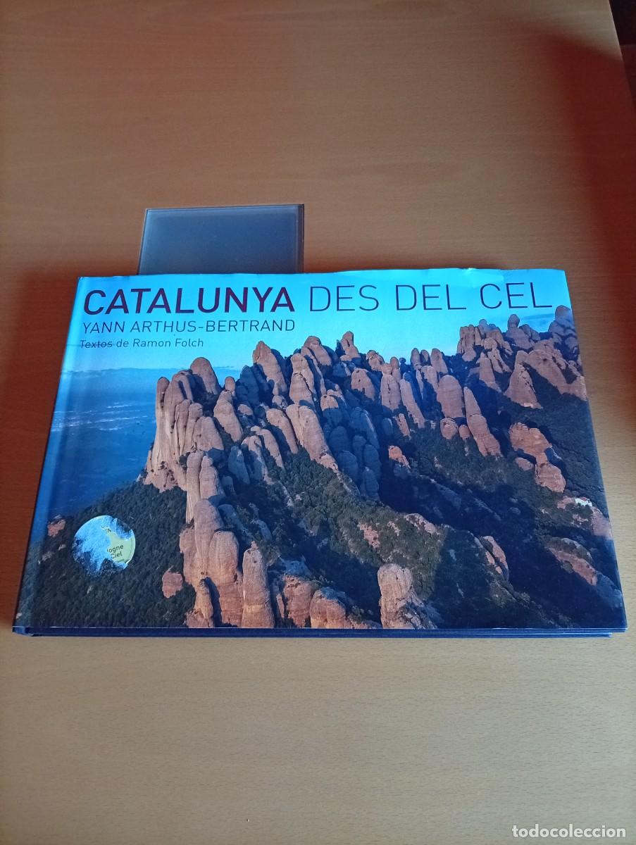 Libros de segunda mano: Libro Catalunya des del cel Catalu&ntilde;a desde es cielo