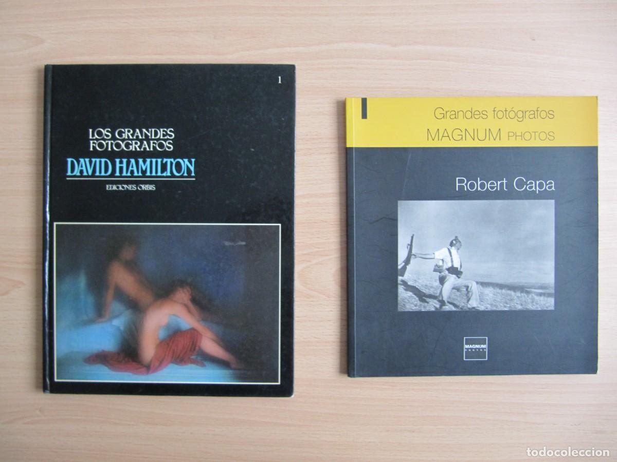 Libros de segunda mano: ROBERT CAPA - DAVID HAMILTON - LOTE 2 LIBROS FOTOGRAFIA + REGALO LAMINAS EL PAIS