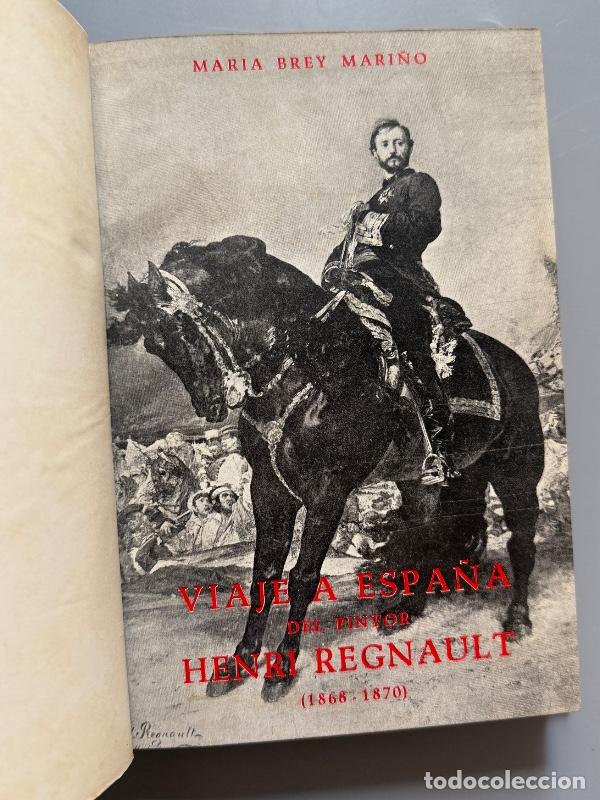 Libros de segunda mano: Viaje del pintor Henri Regnault (1868-1870), Maria Brey Mari&ntilde;o - Editorial Castalia, 1949