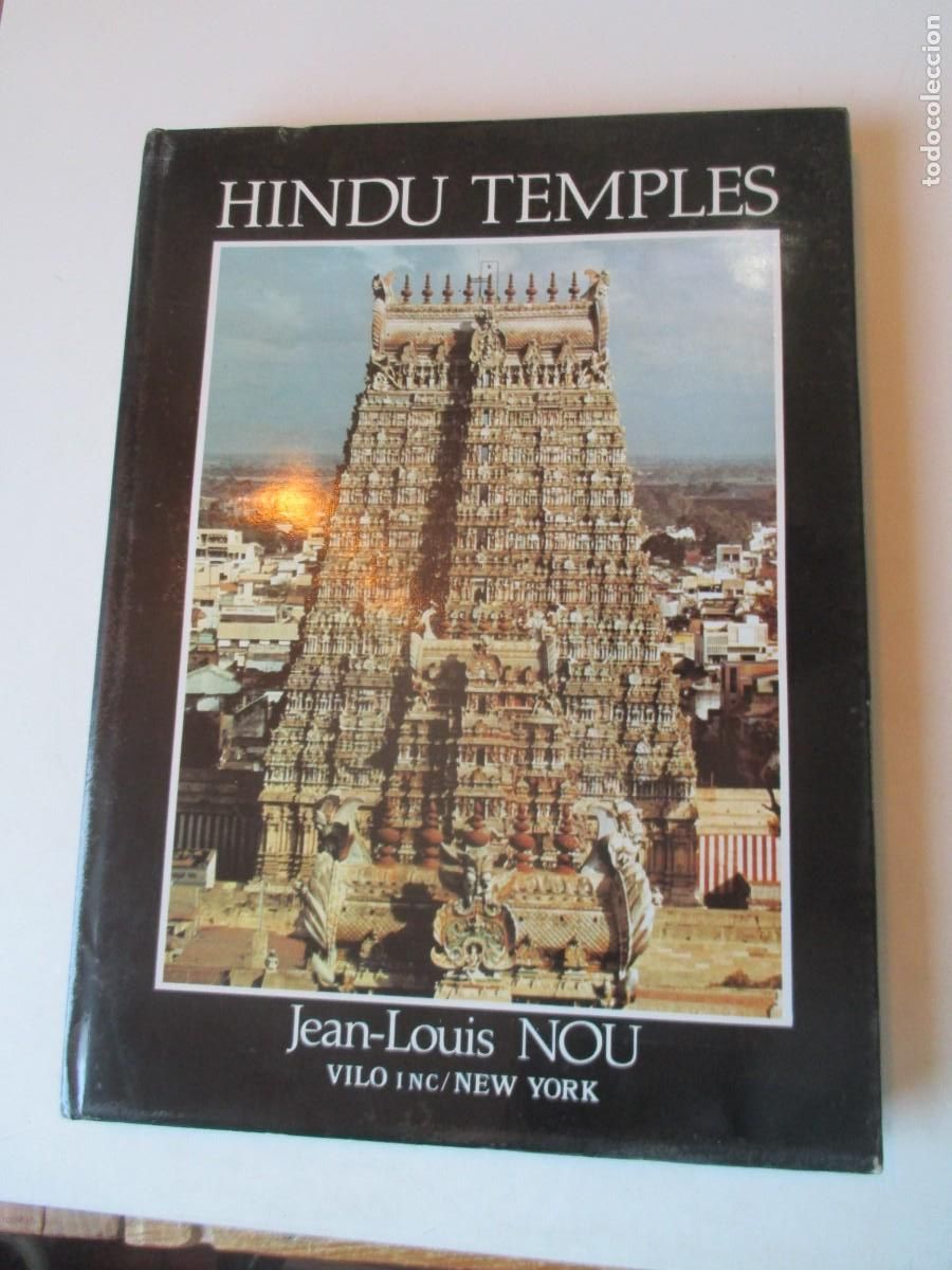 Libros de segunda mano: JEAN-LOUIS NOU Hindu Temples (libro de fotograf&iacute;as) W42270