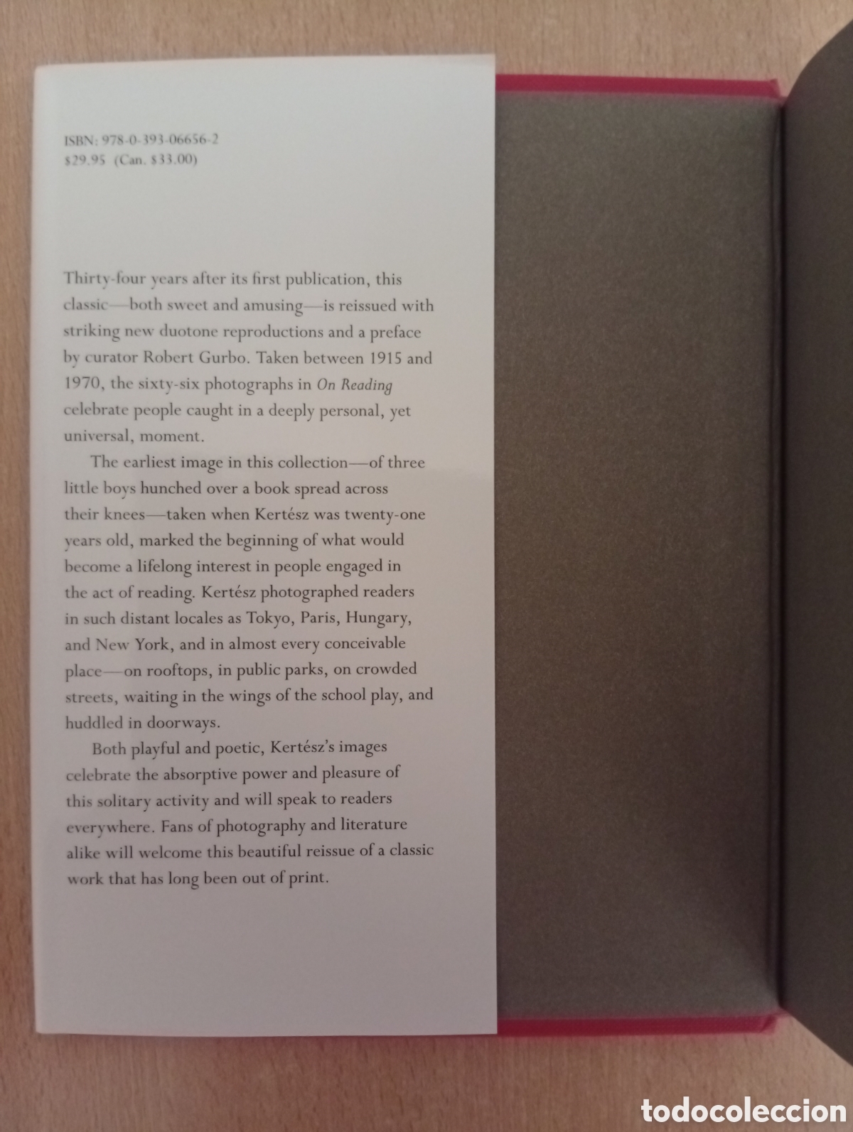 Libros de segunda mano: ON READING. Andr&eacute; kert&eacute;sz - Foto 7