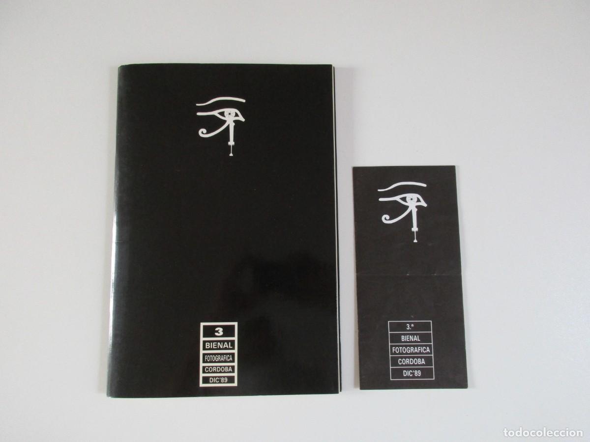 Libros de segunda mano: CAT&Aacute;LOGO + PROGRAMA ARTEFOTO - 3 BIENAL FOTOGRAF&Iacute;A ART&Iacute;STICA C&Oacute;RDOBA -1989