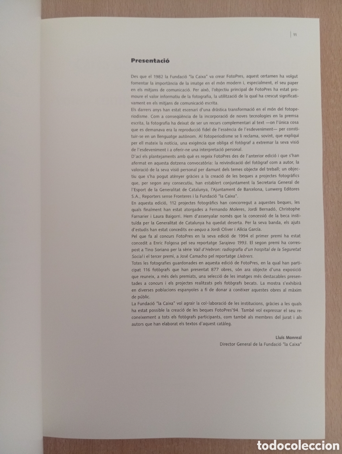 Libros de segunda mano: Fotopres94. Fundaci&oacute; &rdquo;la Caixa&rdquo; - Foto 8