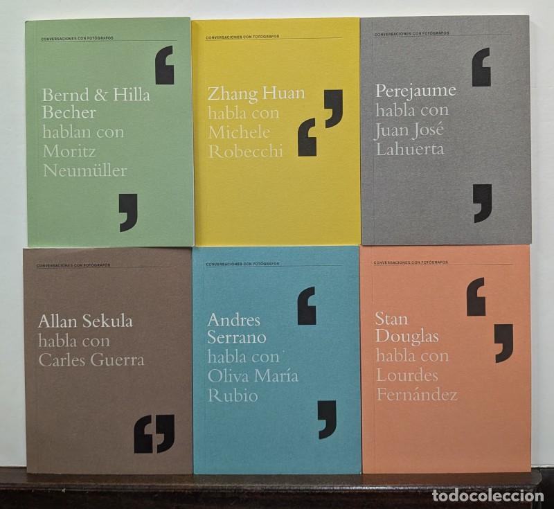 Libros de segunda mano: Conversaciones Fot&oacute;grafos - Bernd & Hilla Becher A. Serrano Perejaume S. Douglas Z. Huan Sekula