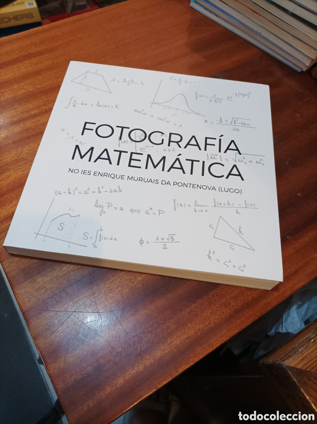 Libros de segunda mano: FOTOGRAF&Iacute;A MATEM&Aacute;TICA NO IES ENRIQUE MURUAIS DA PONTENOVA LUGO