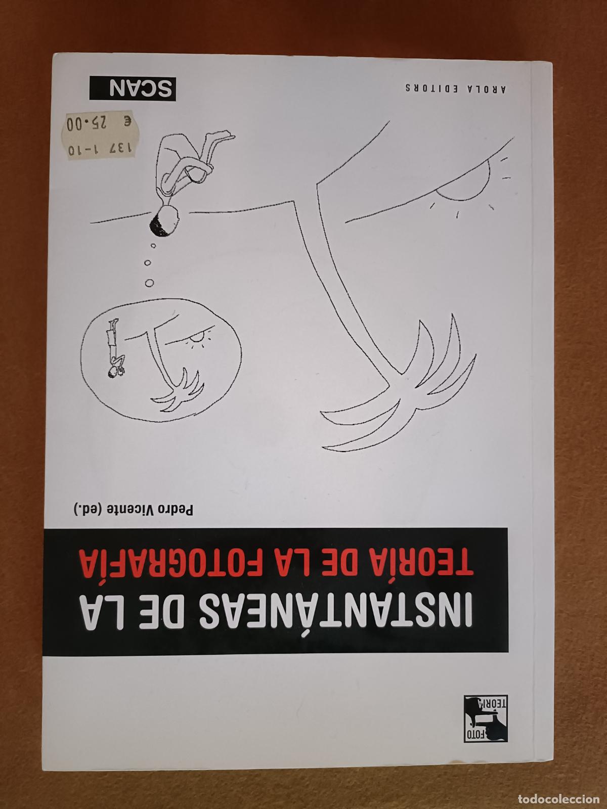 Libros de segunda mano: Instant&aacute;neas de la teor&iacute;a de la fotograf&iacute;a. Pedro Vicente. Arola Editors