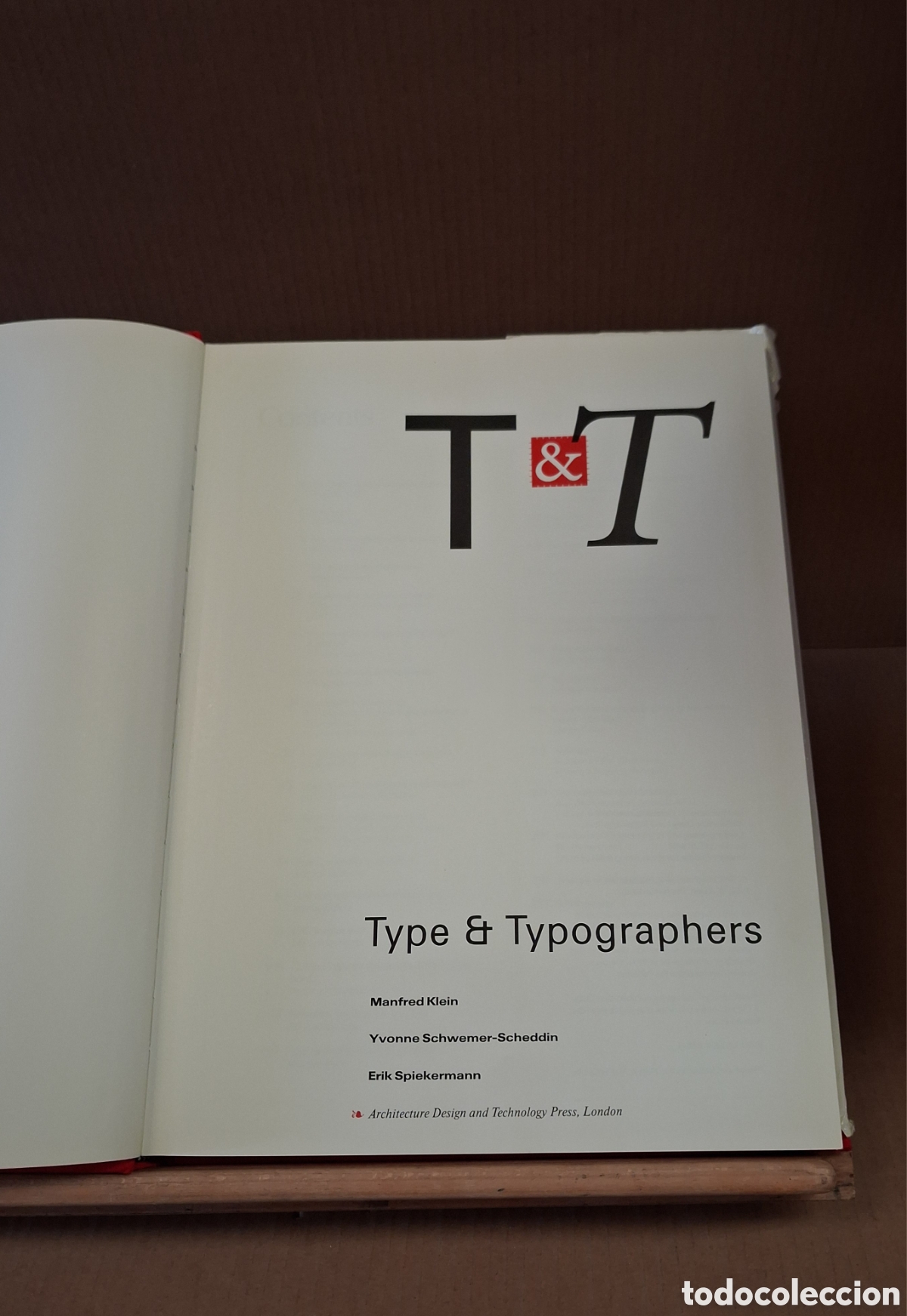 Libros de segunda mano: TYPE & TYPOGRAPHERS. MANFRED KLEIN. 1991. - Foto 3