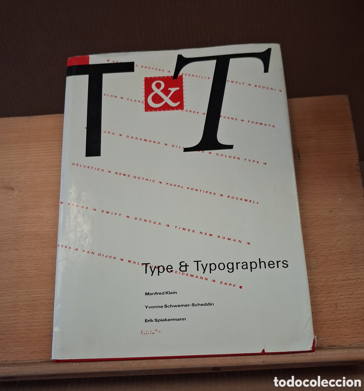 Libros de segunda mano: TYPE & TYPOGRAPHERS. MANFRED KLEIN. 1991.