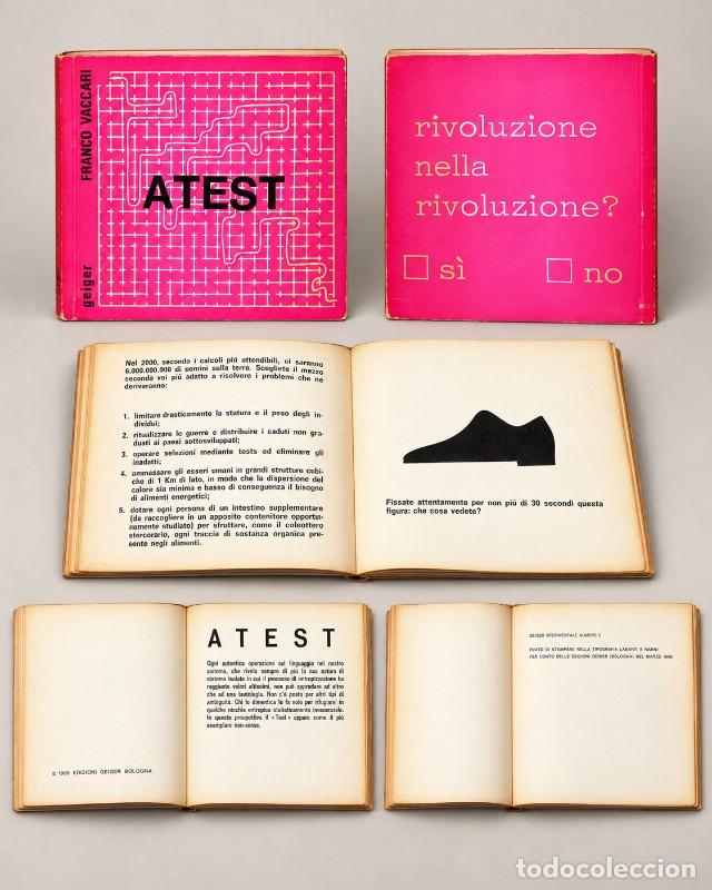 Second hand books: ATEST - Franco Vaccari - Edizioni Geiger - 1968, 1&ordf; ed. - GEIGER, S/2, edici&oacute;n limitada arte