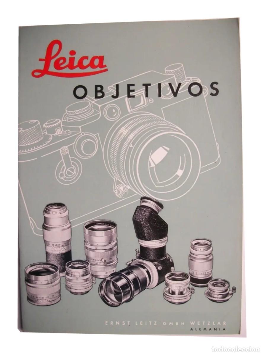 Gebrauchte B&uuml;cher: Ernst Leitz &ndash; Leica objetivos &ndash; Wetzlar, Alemania &ndash; 1956 &ndash; Folleto ilustrado LM