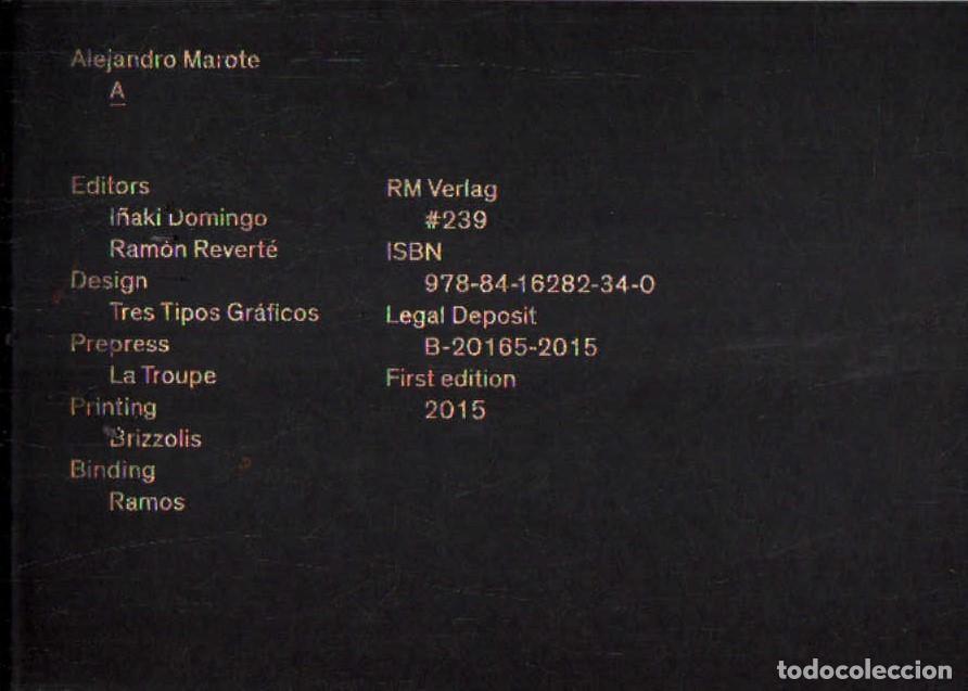 Livres d'occasion: ALEJANDRO MAROTE. A-FOTO-945