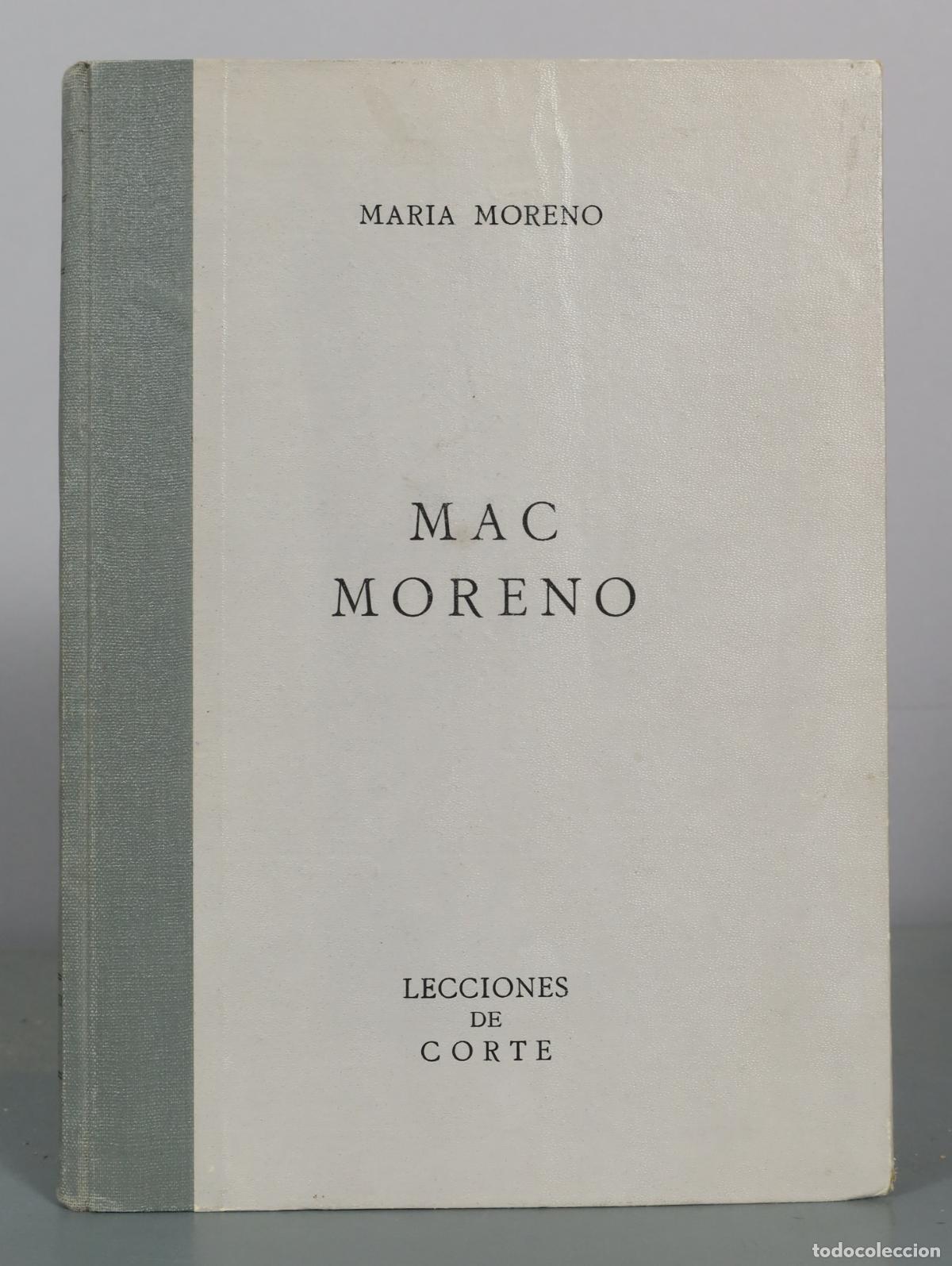 Libros de segunda mano: Lecciones de corte - Mac Moreno - Maria Moreno