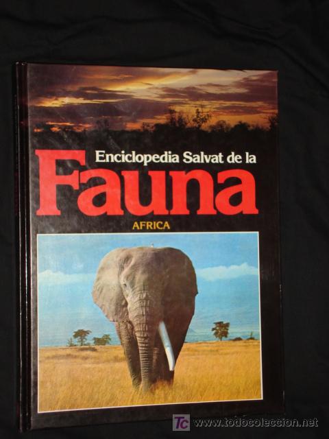 Libri di seconda mano: FAUNA N&ordm; 2 -  AFRICA -  ENCICLOPEDIA SALVAT -  TAPAS DURAS IMPECABLE - FOTOS ADICIONALES