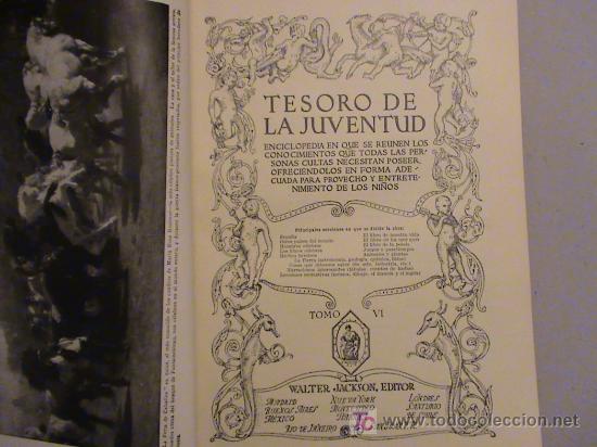 Enciclopedias de segunda mano: Tesoro de la juventud Tomo 6 - Foto 1