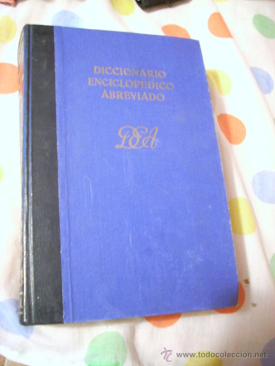 Diccionario Enciclopédico Abreviado. Espasa-cal - Comprar Enciclopedias ...