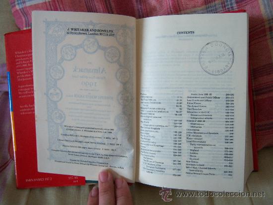 Enciclopedias de segunda mano: WHITAKER&acute;S ALMANACK 1990 - Foto 3