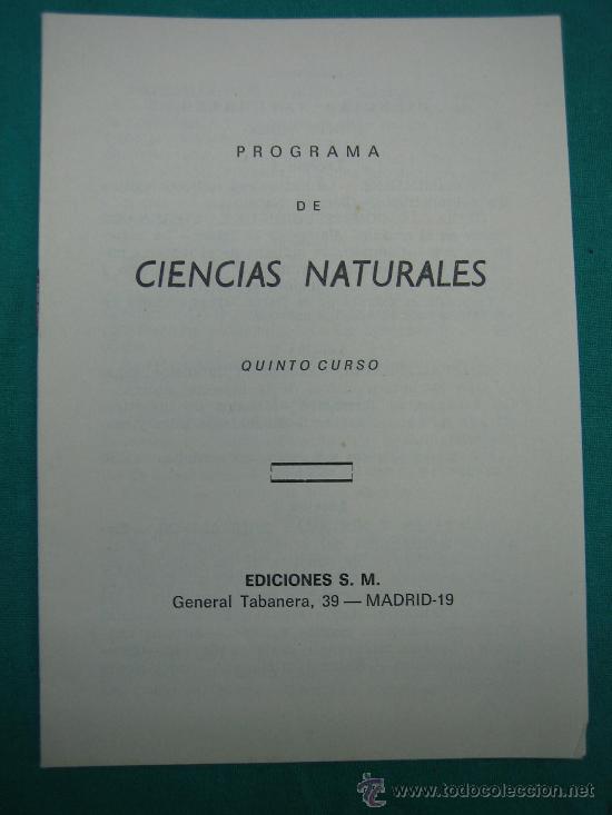 Enciclopedias de segunda mano: Programa ciencias naturales - Foto 1