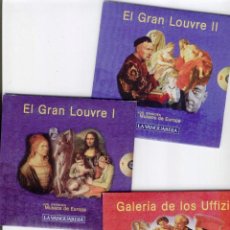 Enciclopedias de segunda mano: EL GRAN LOUVRE 1-2 Y GALERIA DE LOS UFFIZZI - LA VANGUARDIA. Lote 42276528